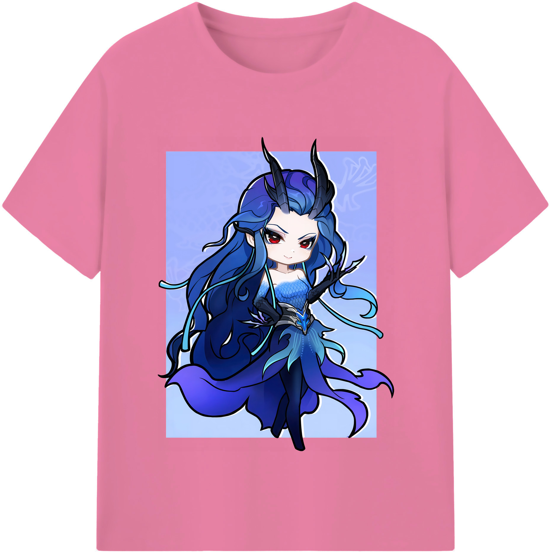 （画像用） Ne Zha 2 ナタ 魔童の大暴れ 綿100％半袖Tシャツ（フロントプリント）
